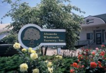 75 Years of Supplying High-Quality Nursery Products alameda nursery sign