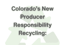 Colorado’s New Producer Responsibility Recycling – You May Need to Register